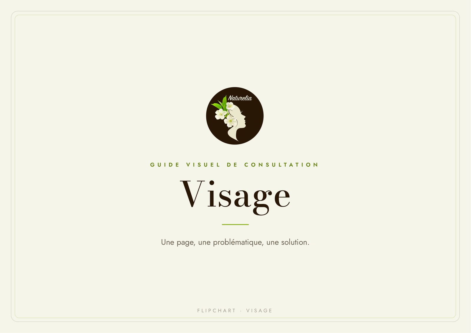 Couverture du flipchart Visage